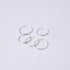 silver simple ring